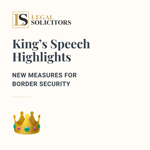 King’s Speech Highlights: New Measures for Border Security