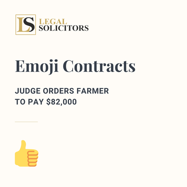 Emoji Contracts: Judge Orders Farmer to Pay $82,000