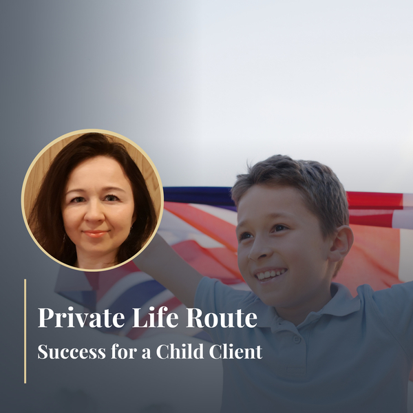 Private Life Route: Success for a Сhild Сlient